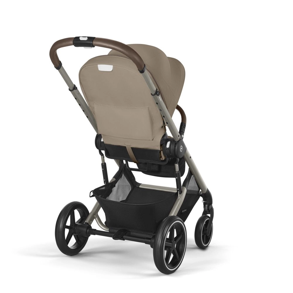 Poussette Tout-Terrain Balios S Lux 2024 - Châssis Taupe et Siège Almond Beige - CYBEX - Almond Beige