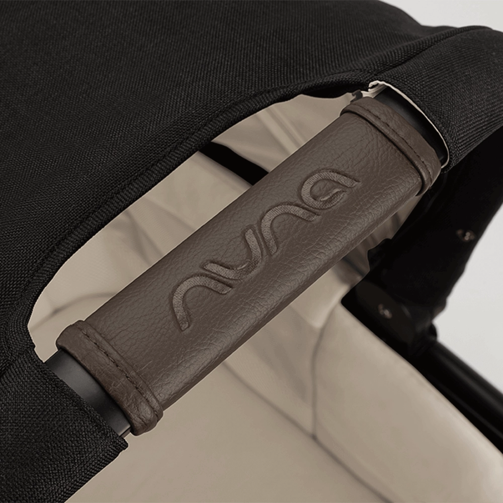 Nacelle MIXX NEXT Caviar, effet cuir chocolat - NUNA - Caviar