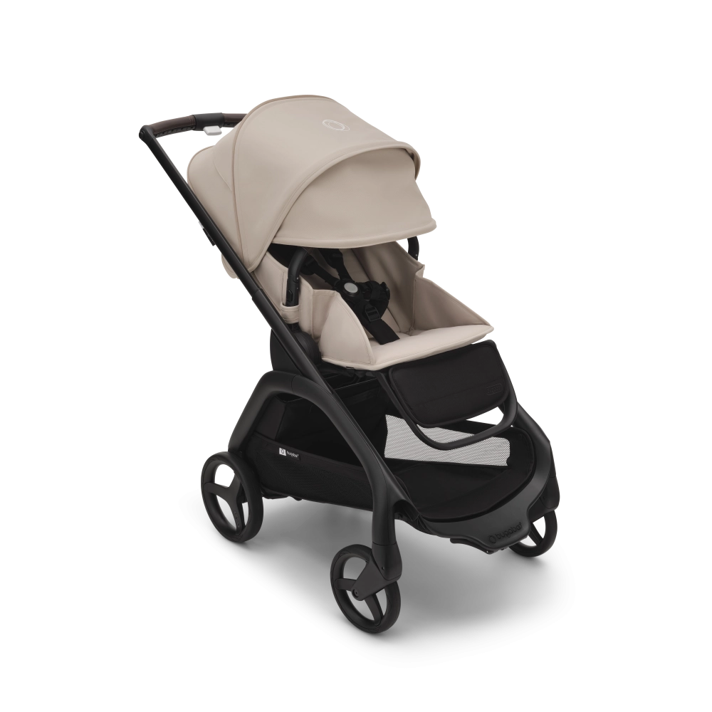 Poussette Bugaboo Dragonfly - Châssis Noir / Canopy Desert Taupe
