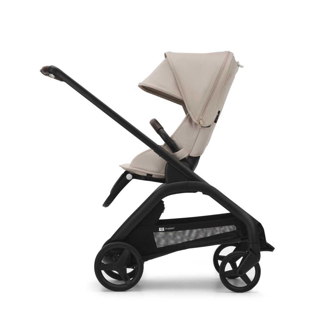 Poussette Bugaboo Dragonfly - Châssis Noir / Canopy Desert Taupe