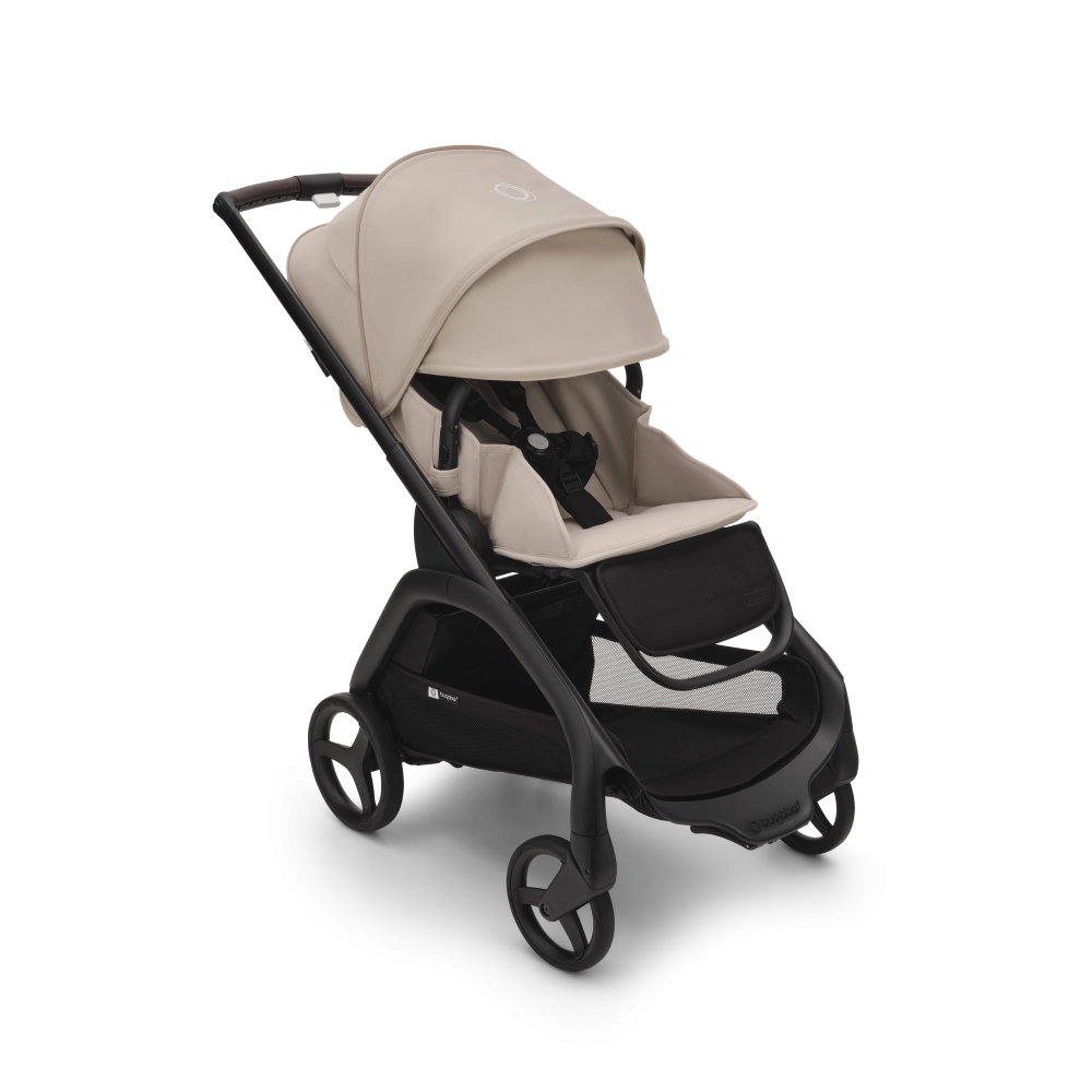 Poussette Bugaboo Dragonfly - Châssis Noir / Canopy Desert Taupe