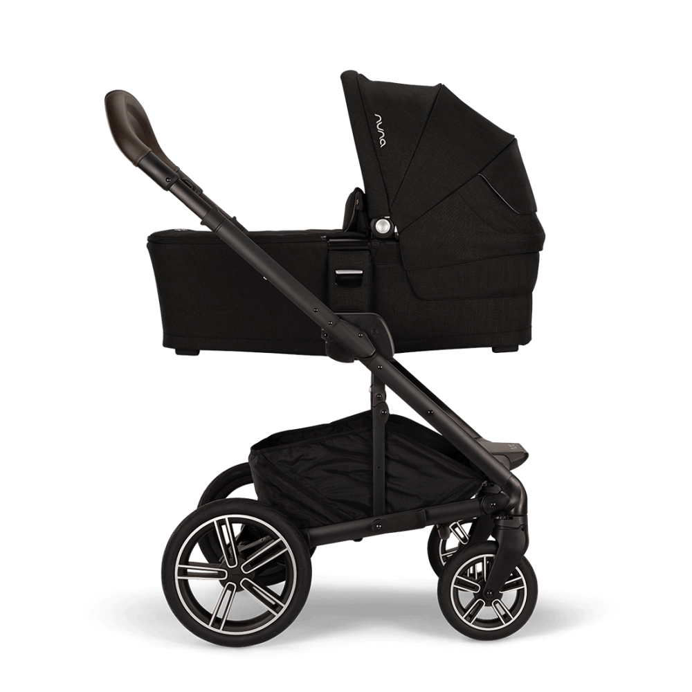 Poussette Nuna Mixx Next + Nacelle + Coque Auto Pipa Next - Caviar/Chocolat