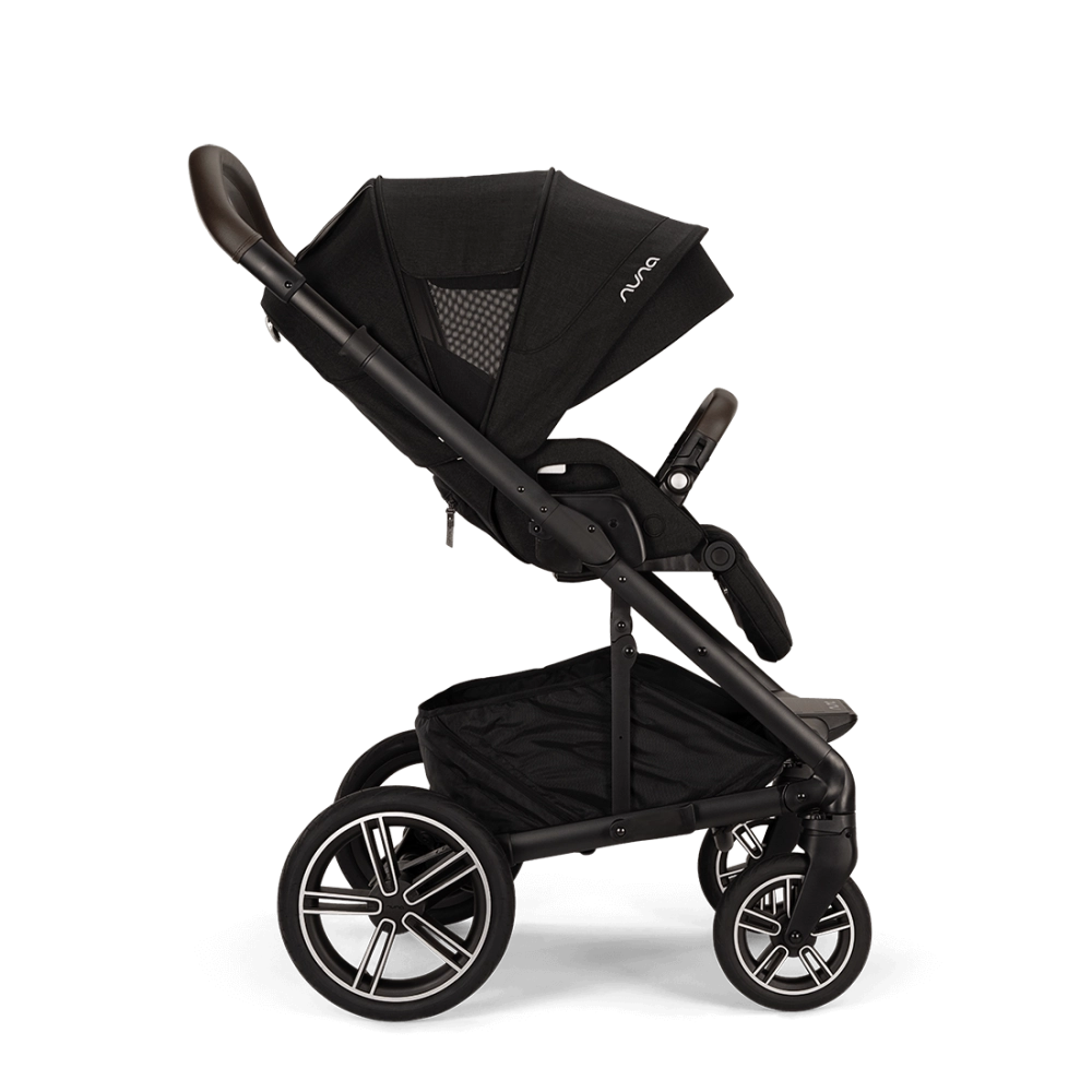 Poussette Nuna Mixx Next + Nacelle Cari Next + Coque Auto Pipa Next - Caviar/Chocolat + Base Next