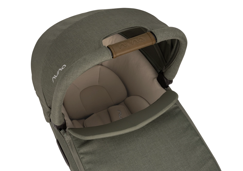 Poussette Nuna Mixx Next + Nacelle Cari Next + Coque Auto Pipa Next - Pine + Base Next