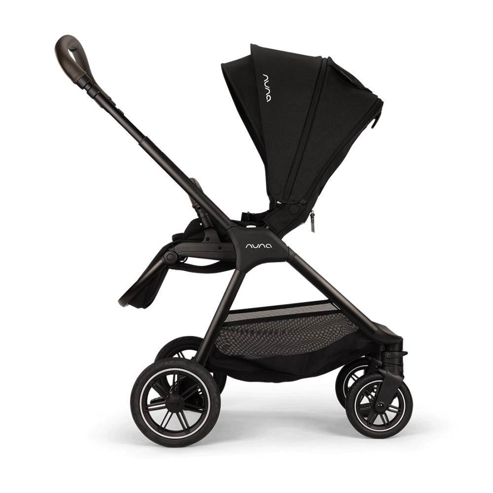 Poussette Nuna Triv Next + Nacelle Cari Next - Caviar/Chocolat