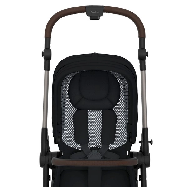 Poussette Cybex Melio 4 TPE - Magic Black  + Coque Auto Aton B2 - Steel Grey + Base One