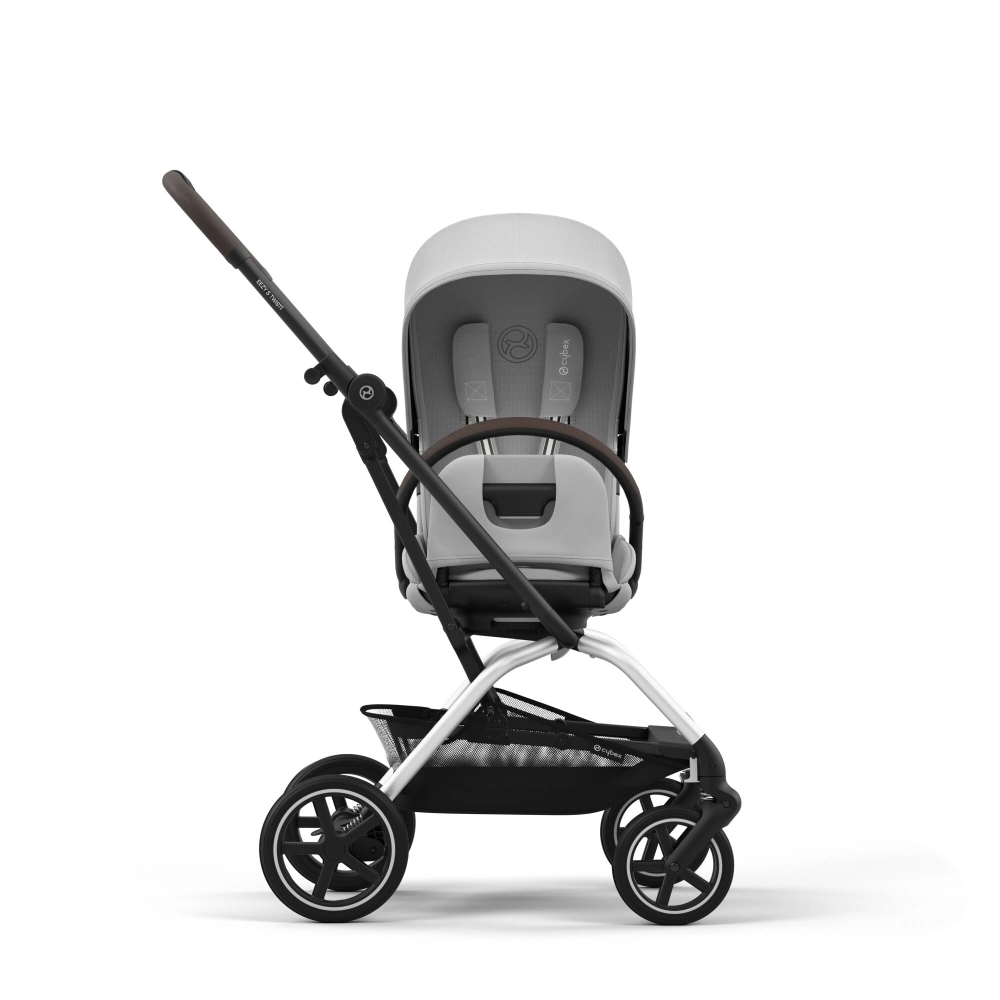 Poussette Cybex Eezy S Twist +2 BLK - Fog Grey + Nacelle Cybex Cot S - Fog Grey