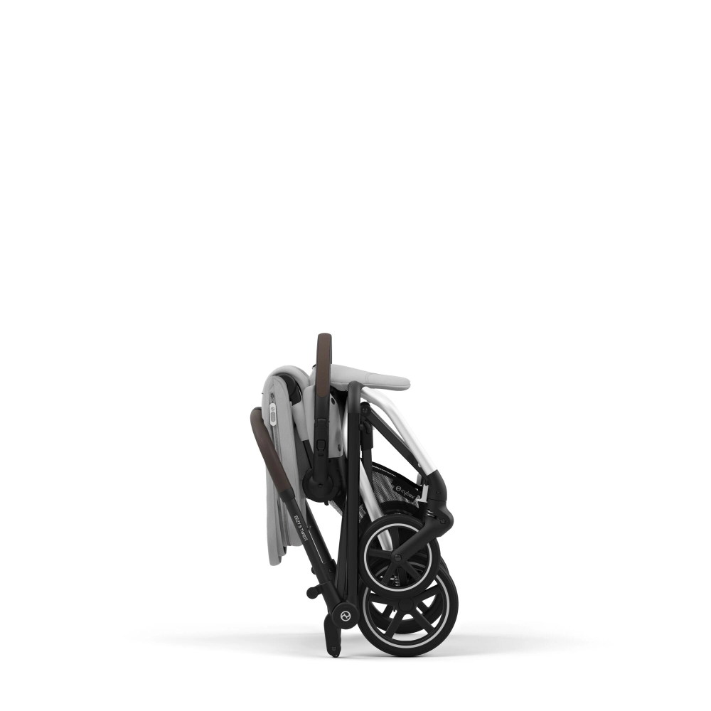 Poussette Cybex Eezy S Twist +2 BLK - Fog Grey + Nacelle Cybex Cot S - Fog Grey