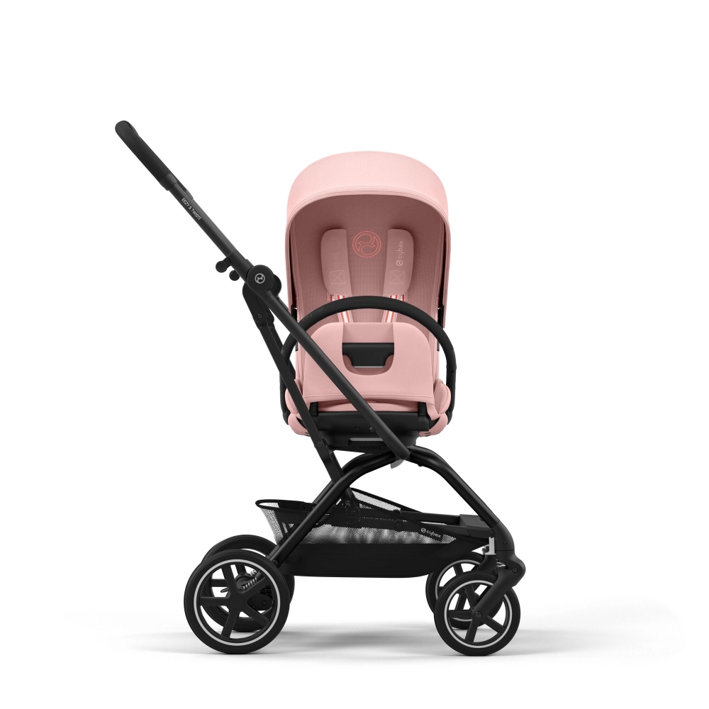 Poussette Cybex Eezy S Twist +2 BLK - Candy Pink + Coque Auto Cloud G i-Size - Magic Black