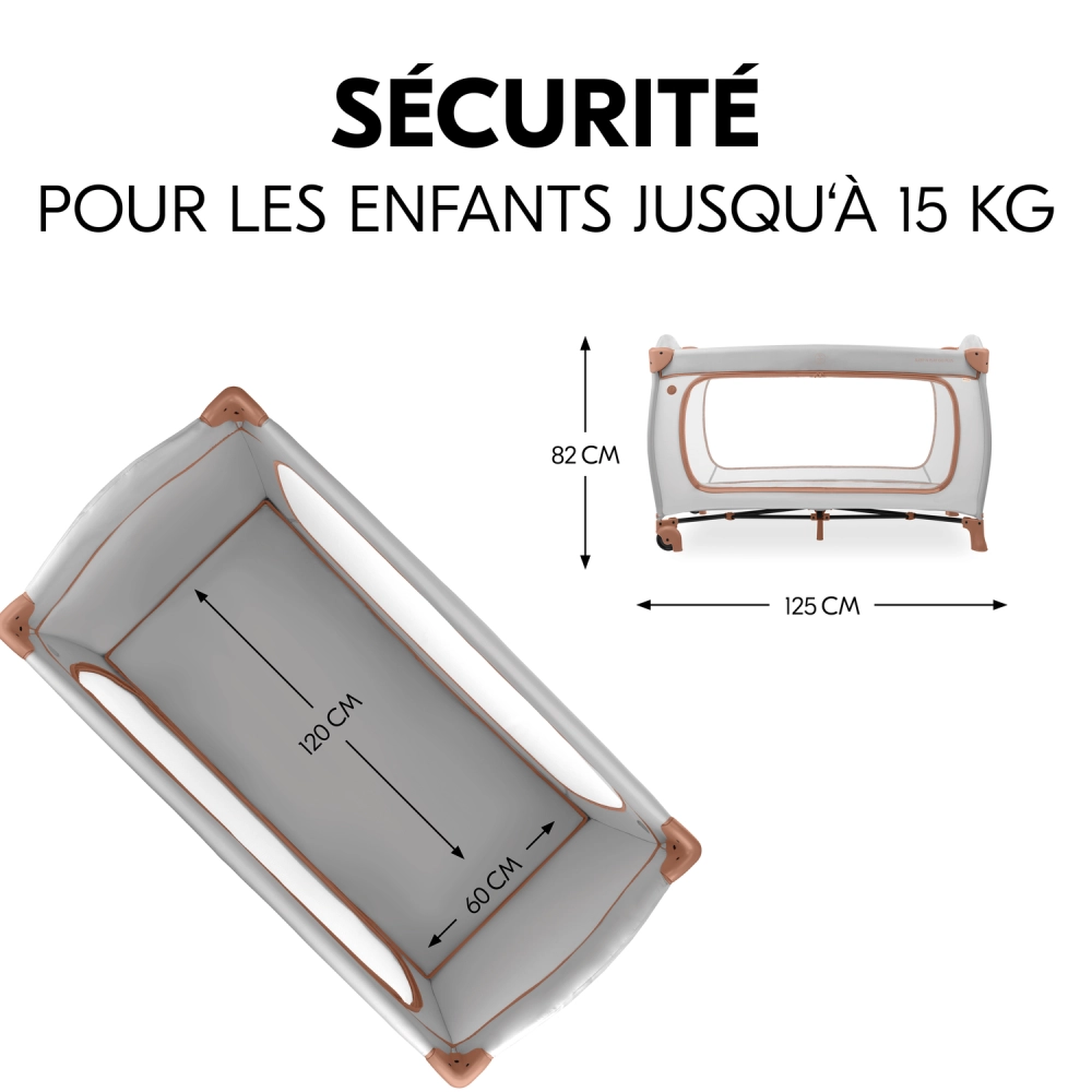 Lit Parapluie Hauck Sleep N Play Go Plus - Cork