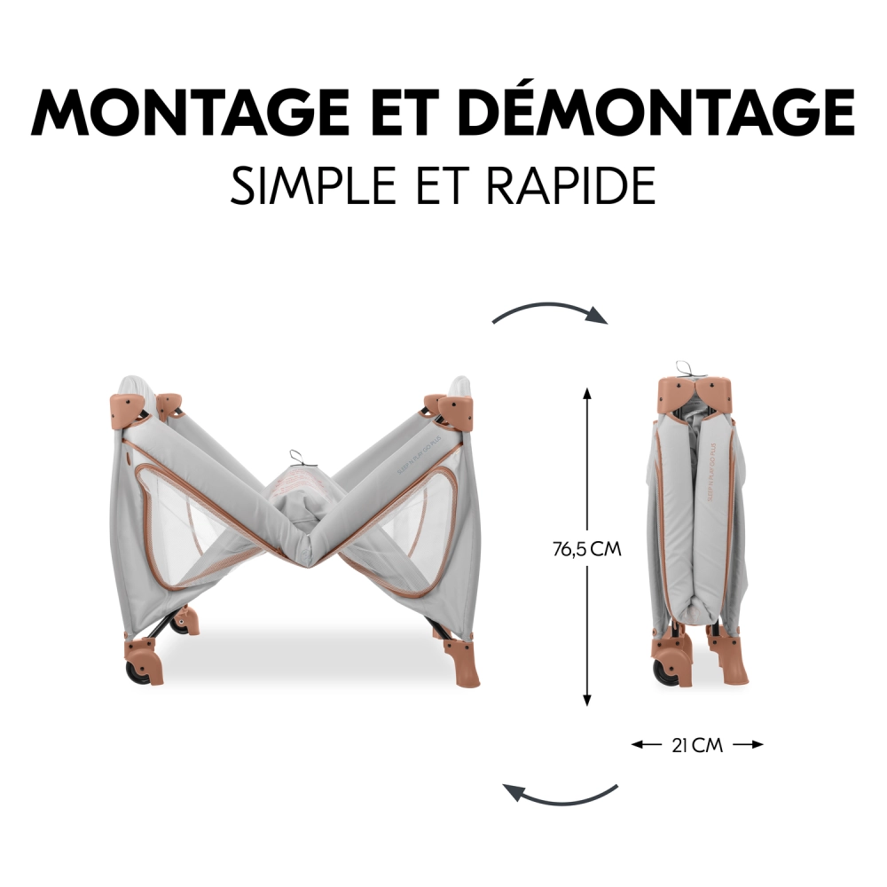 Lit Parapluie Hauck Sleep N Play Go Plus - Cork