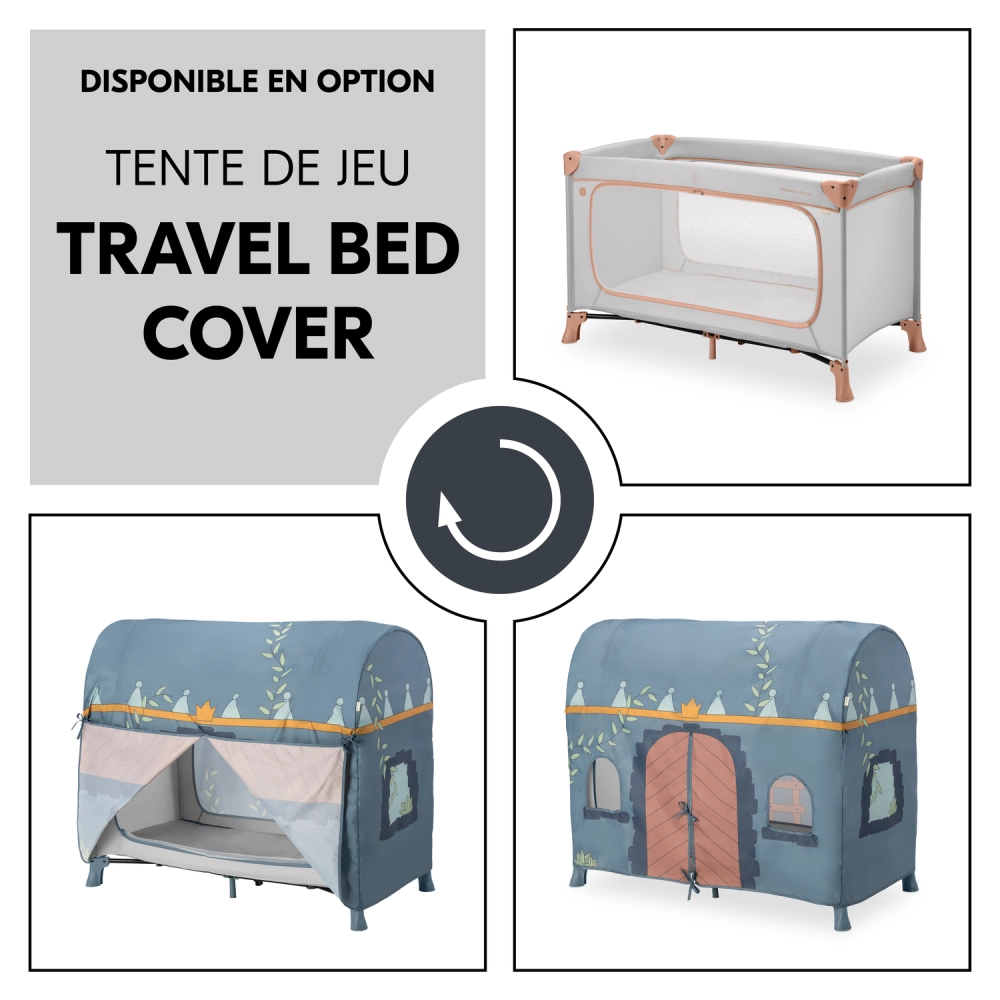 Lit Parapluie Hauck Dream N Play Plus - Cork