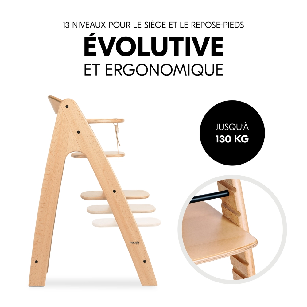 Chaise Haute Hauck Arketa - Beech