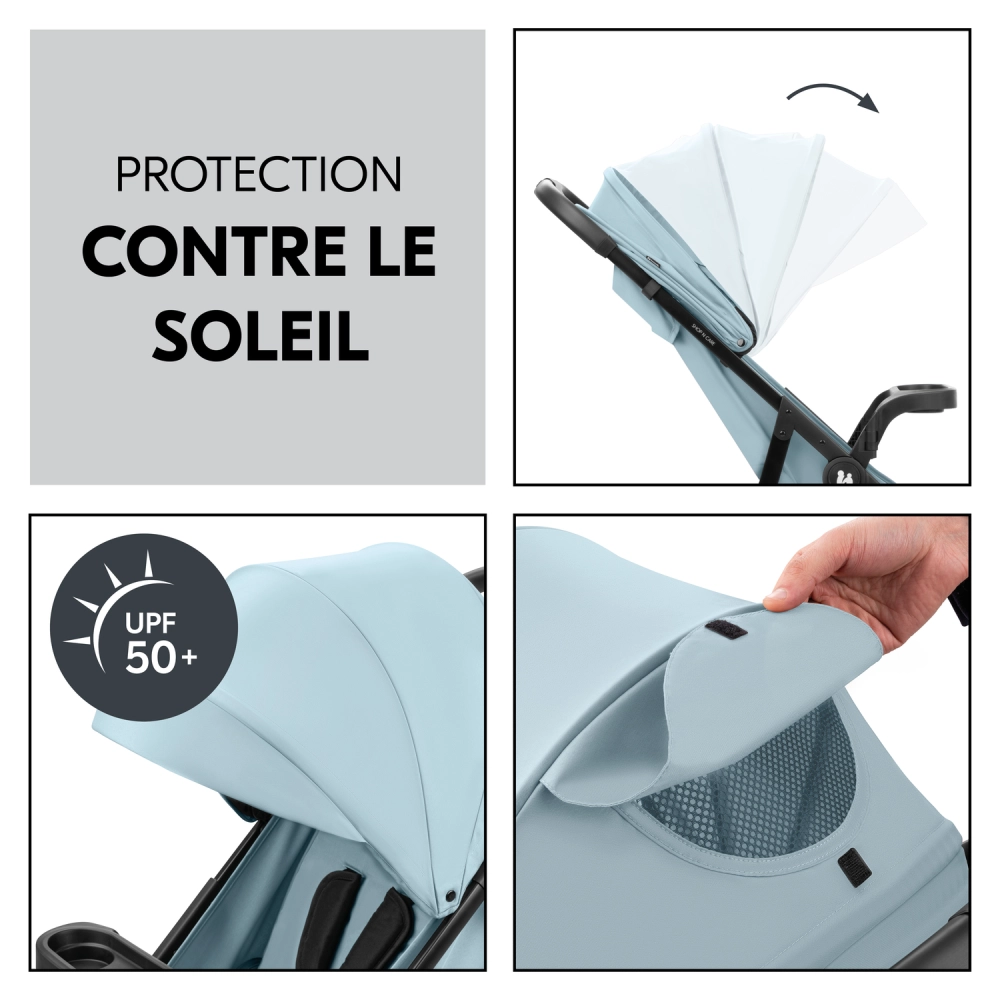 Poussette Hauck Shop N Care - Dusty Blue