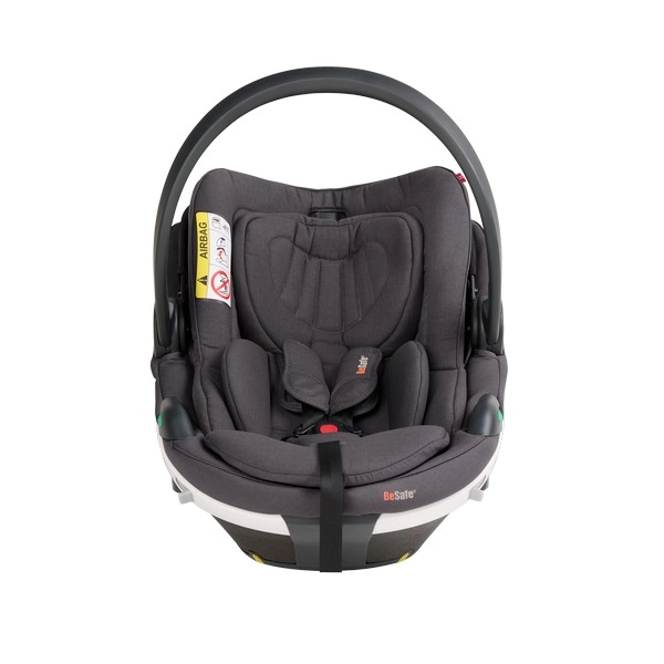 Système Beyond BeSafe Coque Auto 40-87cm Go Beyond + Siège Auto 61-125cm Beyond + Base Isofix - Dark Grey Melange