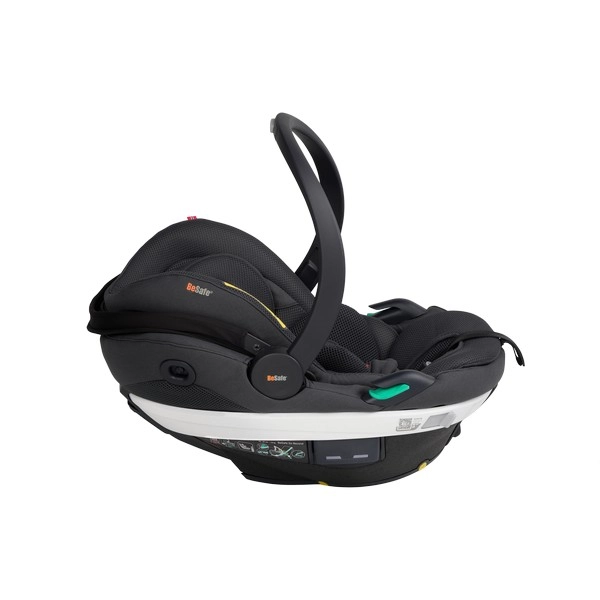 Système Beyond BeSafe Coque Auto 40-87cm Go Beyond + Siège Auto 61-125cm Beyond + Base Isofix - Anthracite Mesh