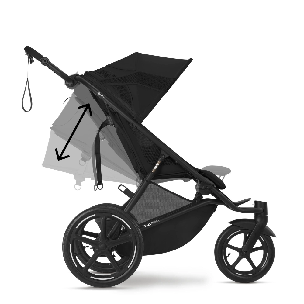 Poussette Cybex Avi Spin - Moon Black