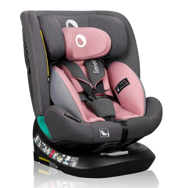 Siège Auto 40-150cm Lionelo Bastiaan One i-Size - Pink Rose