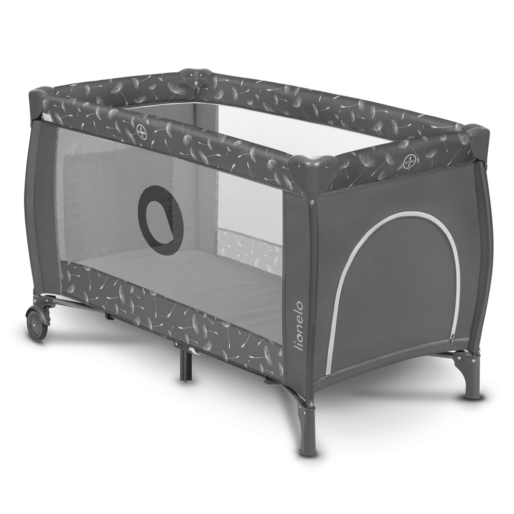 Lit Parapluie Lionelo Sven Plus - Grey Concrete