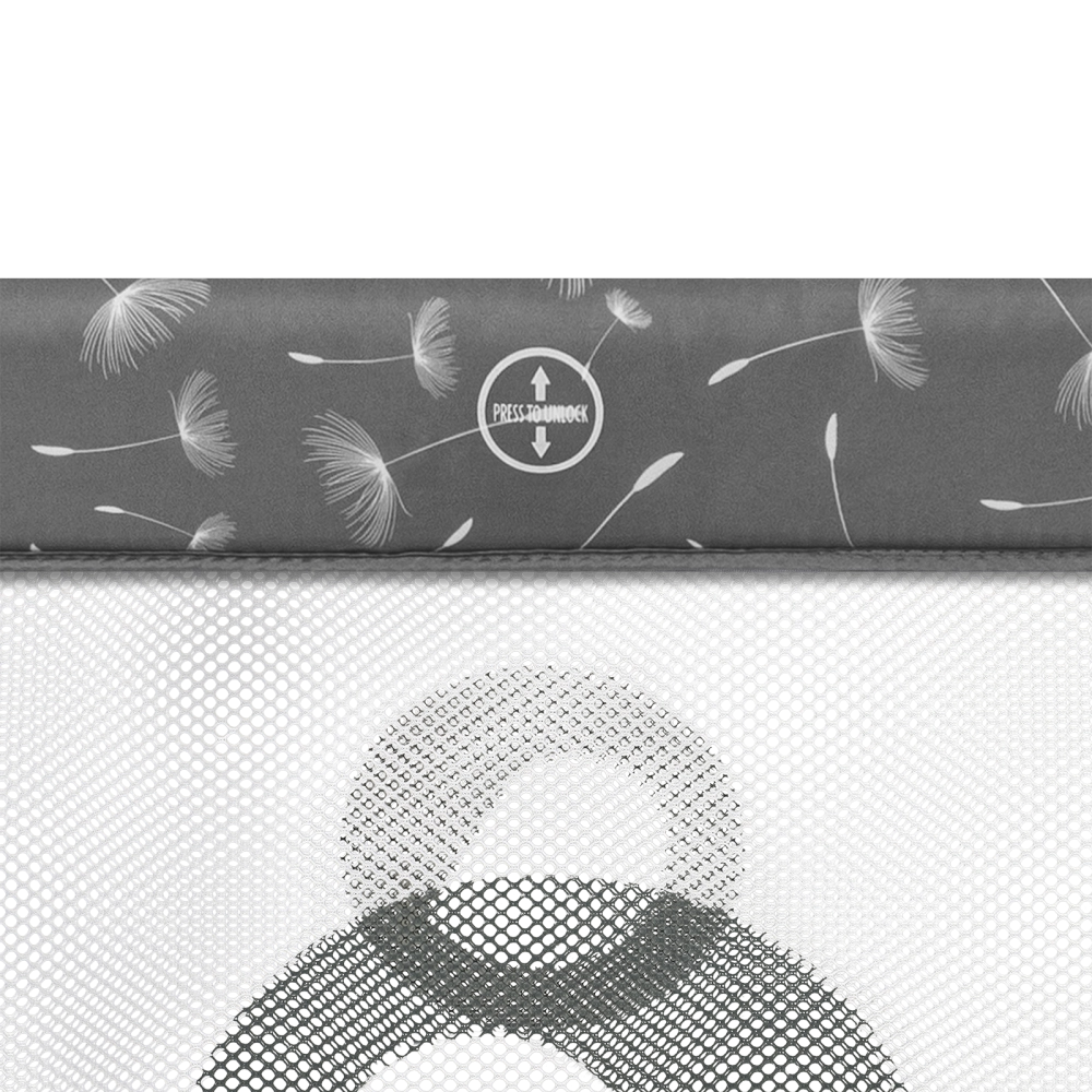 Lit Parapluie Lionelo Sven Plus - Grey Concrete