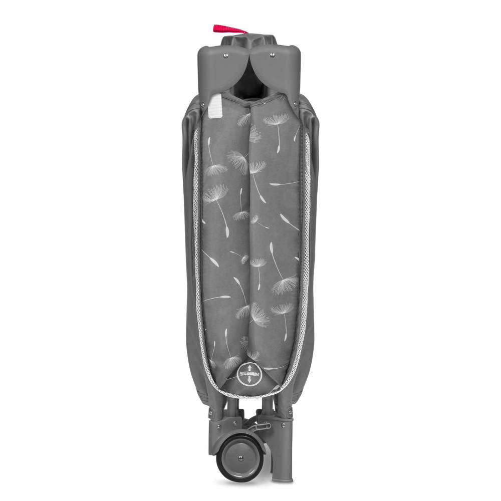 Lit Parapluie Lionelo Sven Plus - Grey Concrete