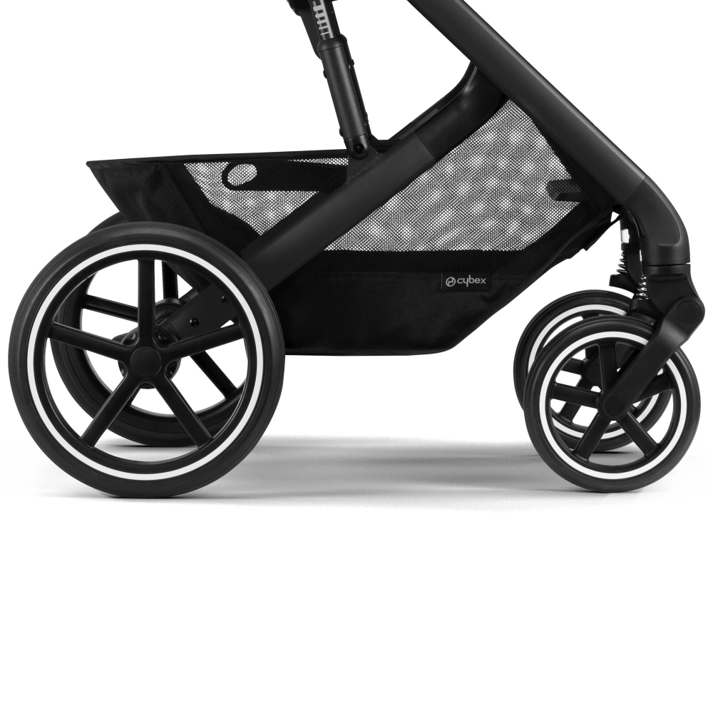 Poussette Cybex Balios S Lux 2 BLK - Moon Black + Nacelle Cot S Lux + Coque Auto Cloud G i-Size - Moon Black (Plus) + Base G + Accessoires