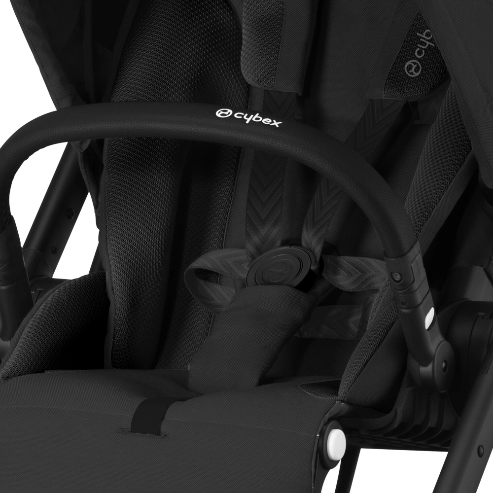Poussette Cybex Balios S Lux 2 - Châssis Black + Nacelle + Cloud G i-Size - Moon Black Plus + Base G