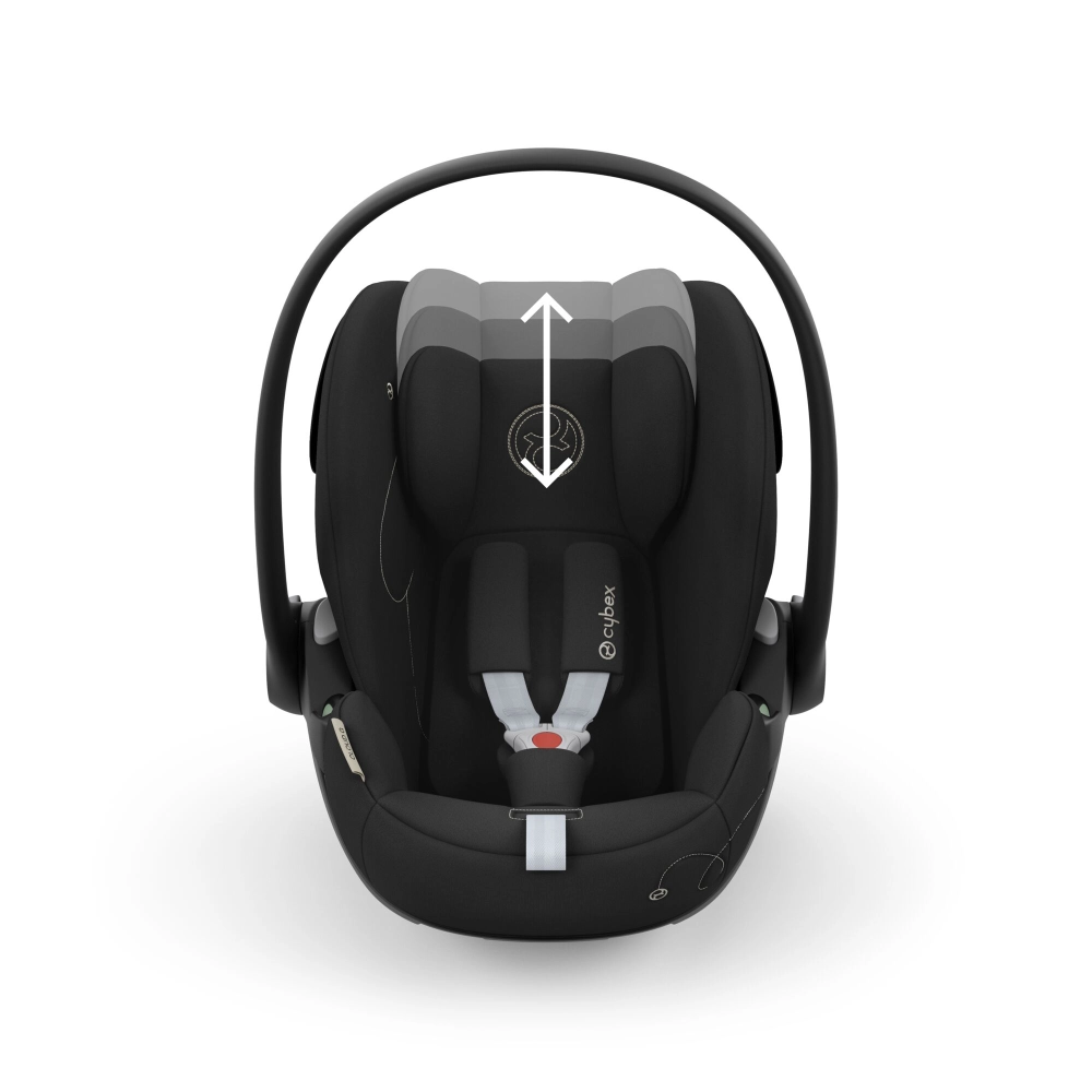 Poussette Cybex Balios S Lux 2 - Châssis Black + Nacelle + Cloud G i-Size - Moon Black Plus + Base G