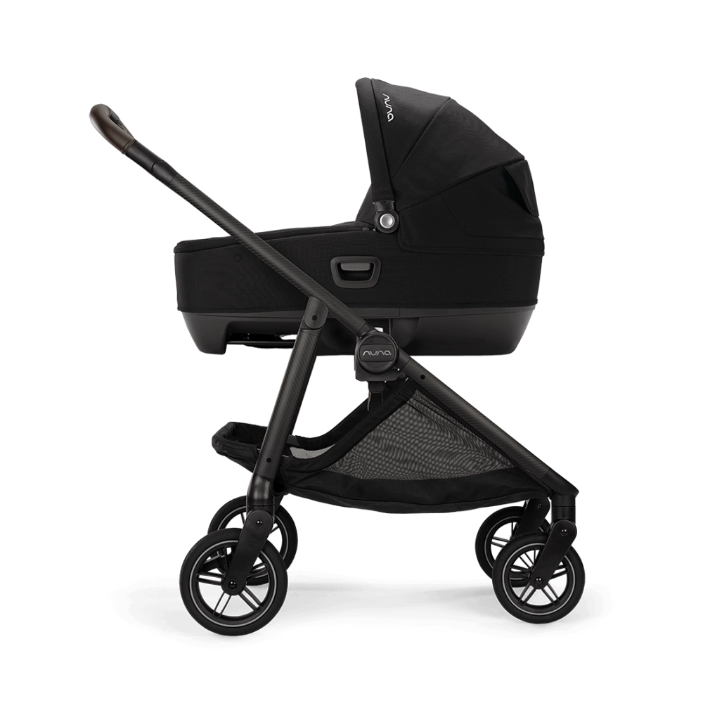 Poussette Nuna Swiv - Biscotti + Nacelle Cari Next - Caviar + Coque Auto Pipa Next - Biscotti + Base Next