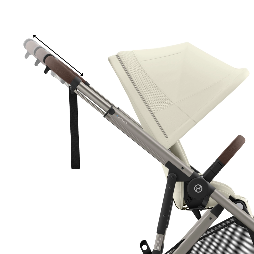 Poussette Cybex eGazelle S TPE - Seashell Beige