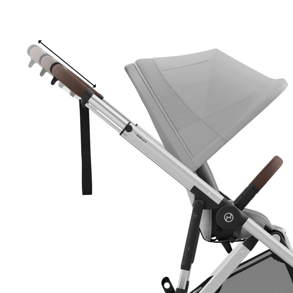 Poussette Double Cybex eGazelle S SLV - Stone Grey