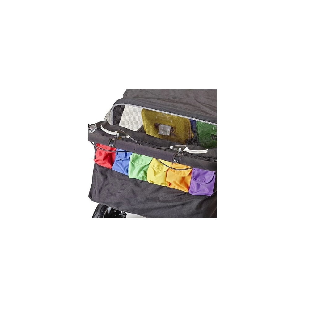 Poussette 6 Places Familidoo Lidoo Bus BB - Multicolore