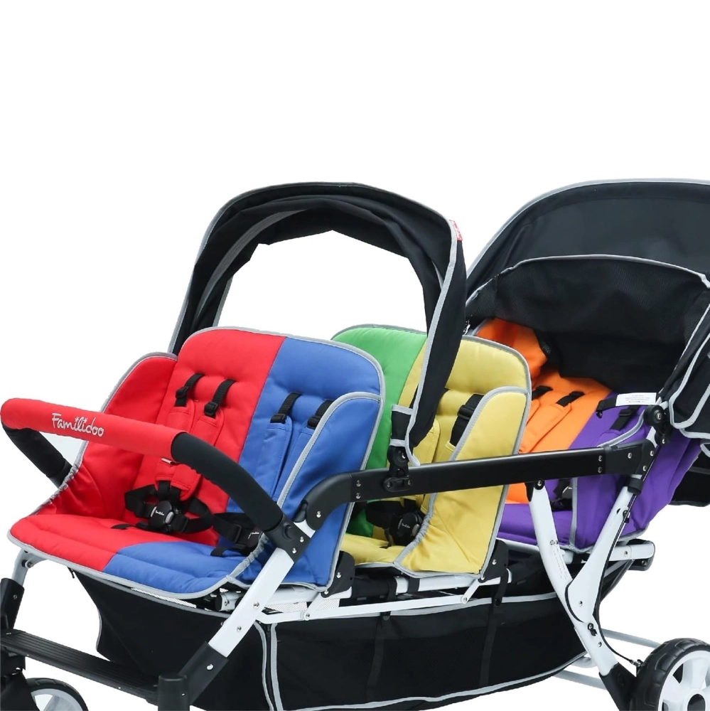 Poussette 6 Places Familidoo H6E - Multicolore