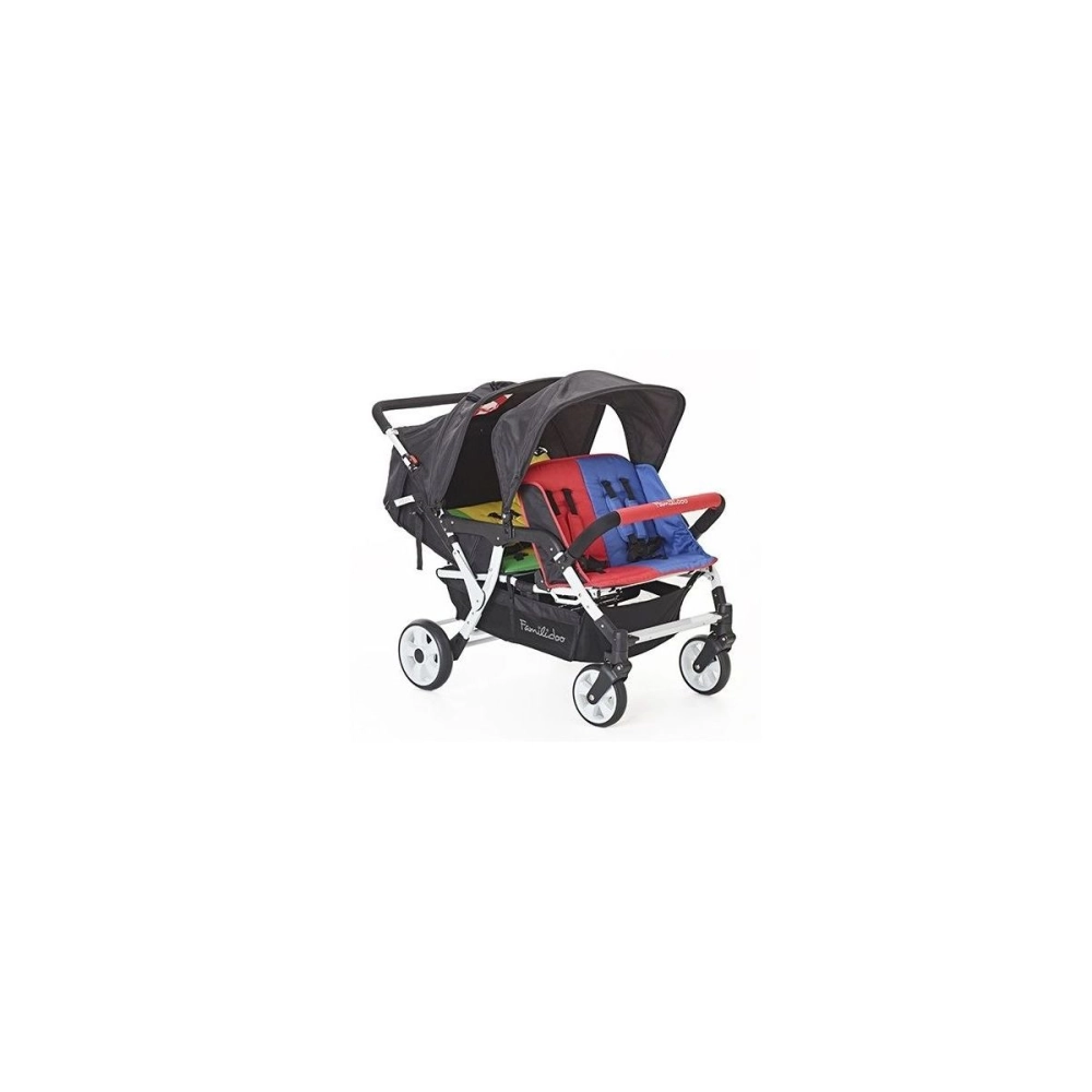 Poussette 4 Places Familidoo Lidoo City - Full Grey