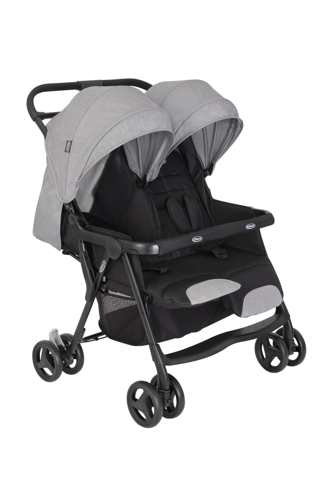 Poussette Double Graco DuoRider - Steeple Gray