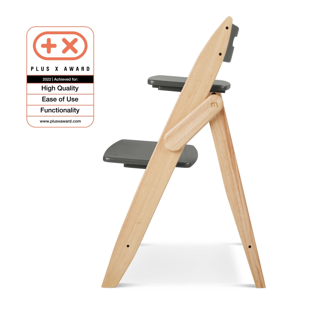 Set All in One Moji Chaise-Haute Yippy - Stone + Assise Nouveau-Né - Mint + Accessoires