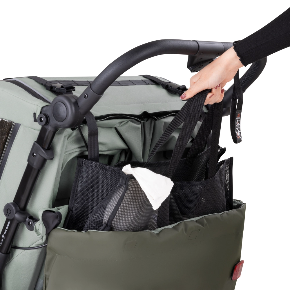 Remorque à Vélo ABC Design Tour - Olive