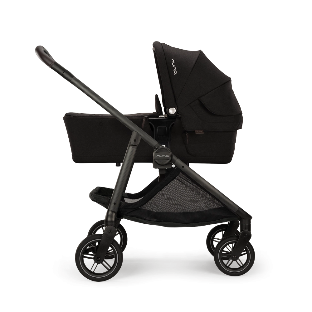 Poussette Nuna Swiv + Coque Auto Arra Flex - Caviar
