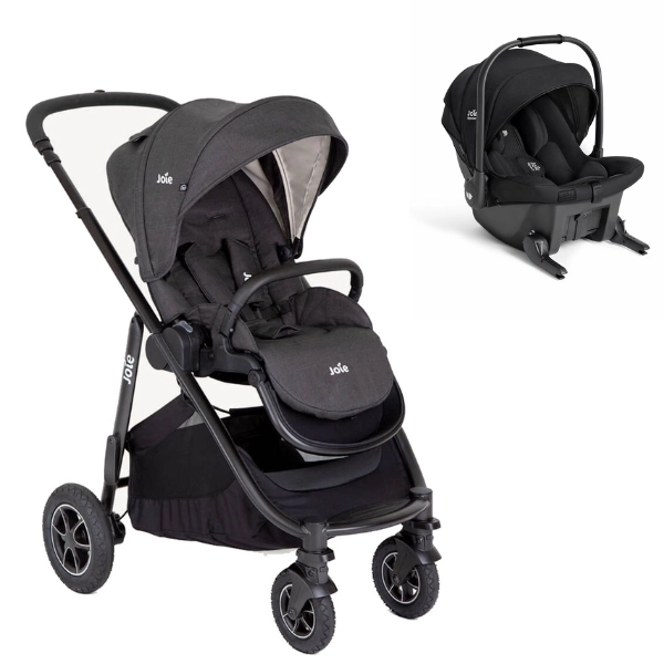 Poussette Joie Versatrax - Shale + Coque Auto Sprint - Eclipse