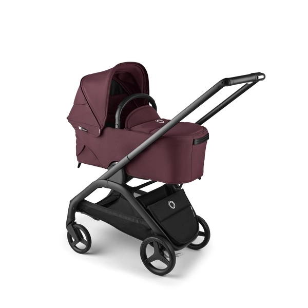 Poussette Bugaboo Dragonfly - Châssis Noir / Canopy Cherry Intense