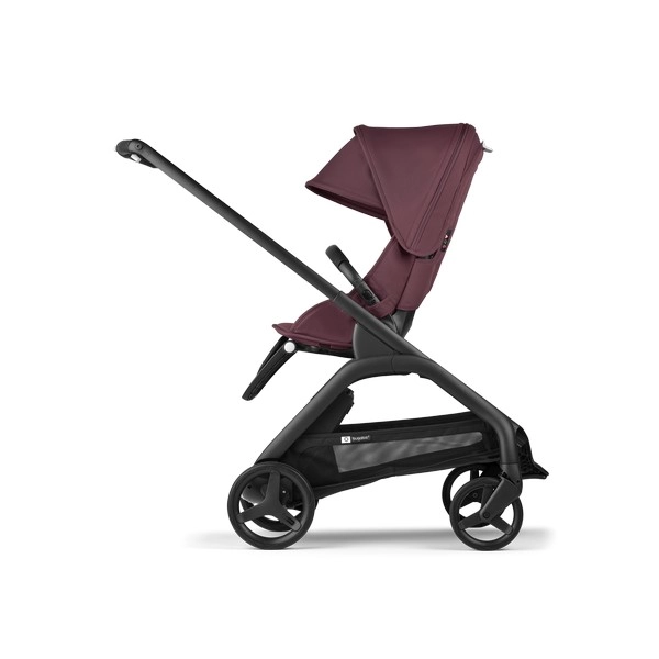 Poussette Bugaboo Dragonfly - Châssis Noir / Canopy Cherry Intense