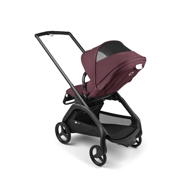 Poussette Bugaboo Dragonfly - Châssis Noir / Canopy Cherry Intense