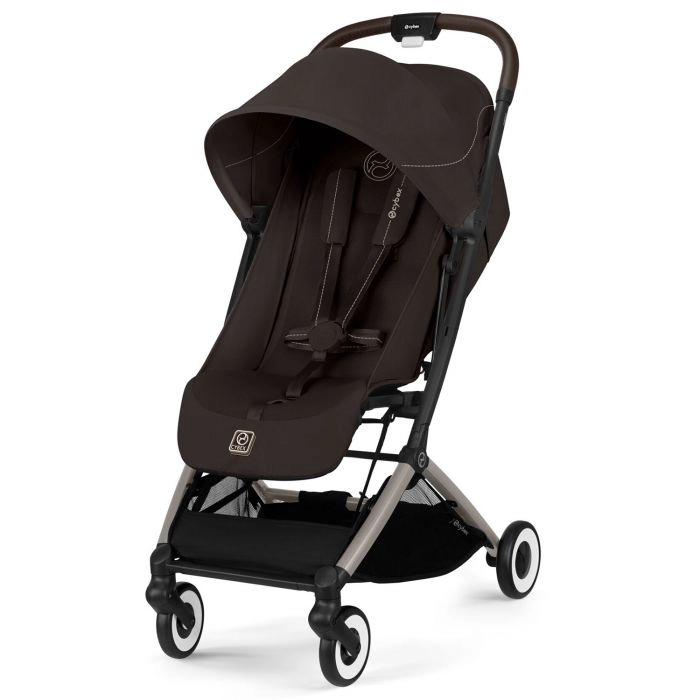 Poussette Cybex Orfeo 2 BLK - Chocolate Brown + Cloud G i-Size - Magic Black + Adaptateurs