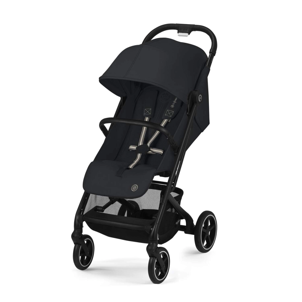 Poussette Cybex Beezy 3 - Magic Black + Coque Auto 40-87cm Cybex Cloud G i-Size - Magic Black