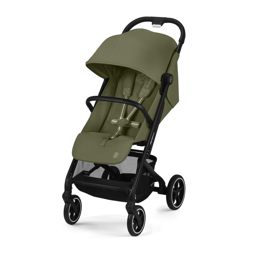 Poussette Cybex Beezy 3 - Moss Green + Coque Auto 40-87cm Cybex Cloud G i-Size - Magic Black