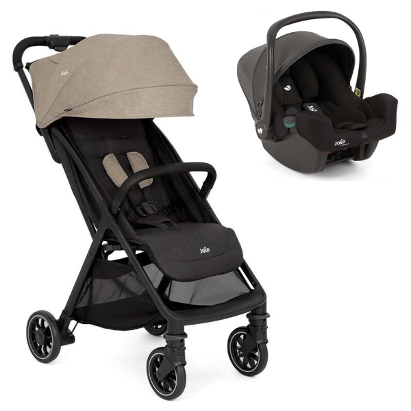 Poussette Joie Pact Pro - Twig + Coque Auto i-Snug 2 - Shale