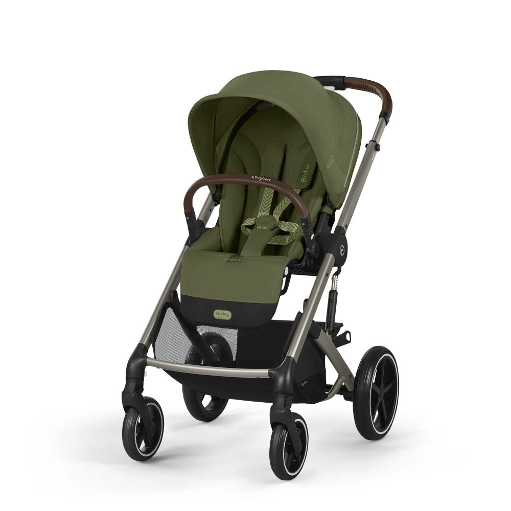 Poussette Tout-Terrain Balios S Lux 2025 - Châssis Taupe et Siège Moss Green - CYBEX - Moss Green