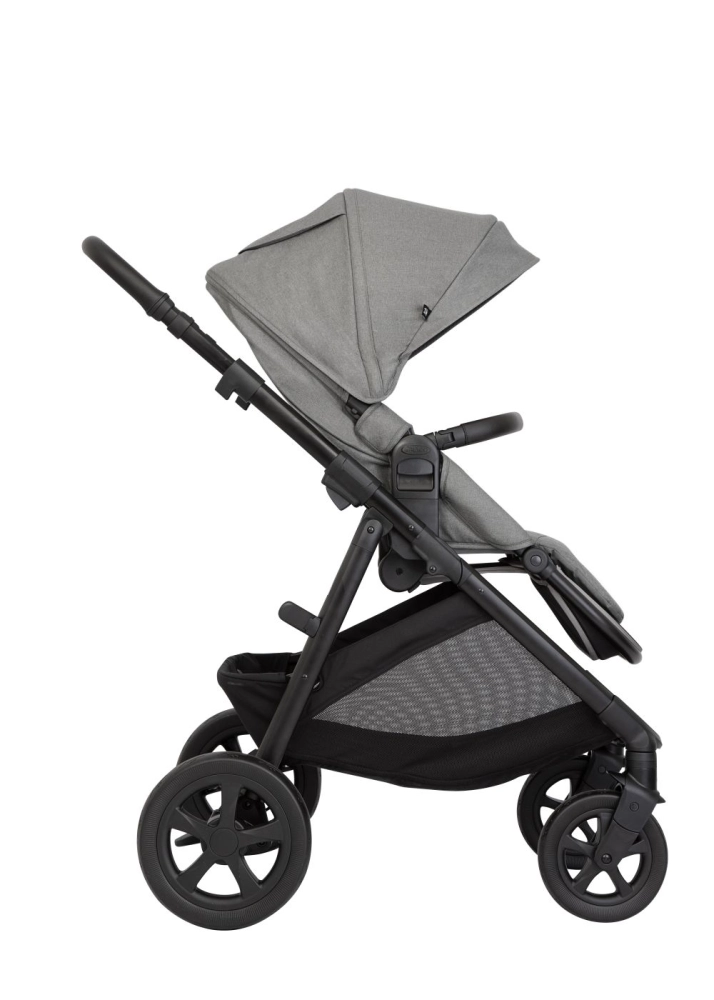 NEAR2ME DLX TRIO - Poussette + SnugLite + Nacelle + Protection pluie + Adaptateurs - Graco - ASH