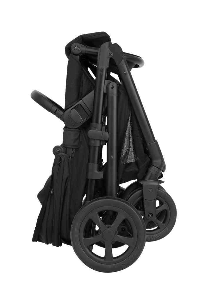 NEAR2ME DLX TRIO - Poussette + SnugLite + Nacelle + Protection pluie + Adaptateurs - Graco - MIDNIGHT