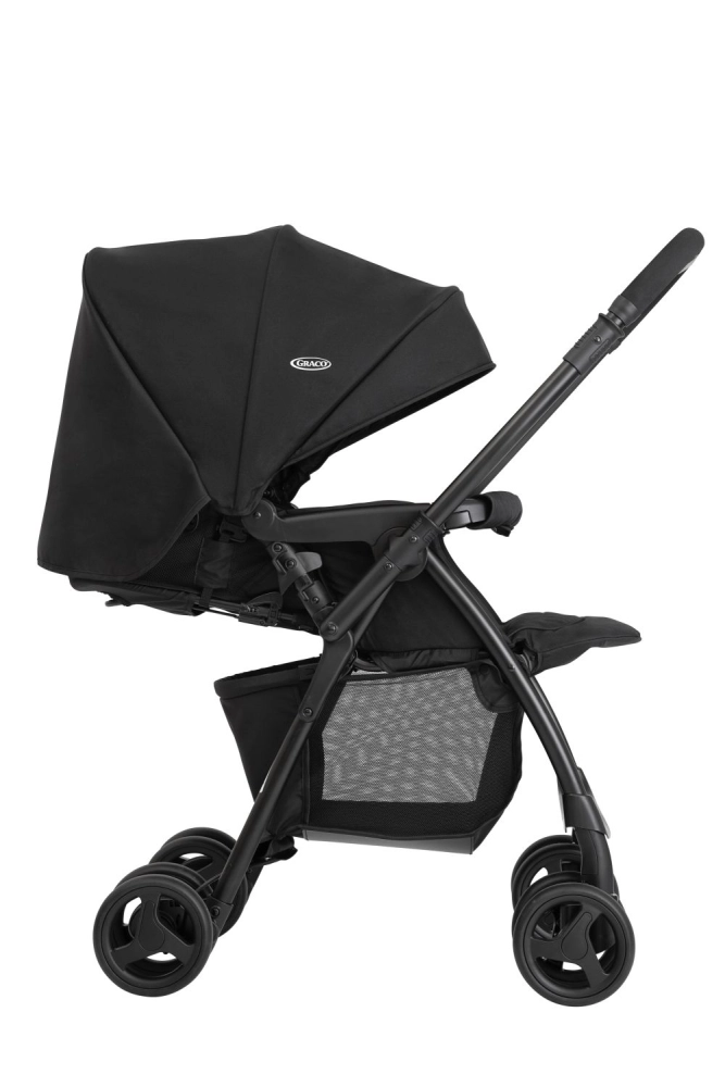 REVAYA DUO - Poussette + SnugLite + Protection pluie - Graco - MIDNIGHT